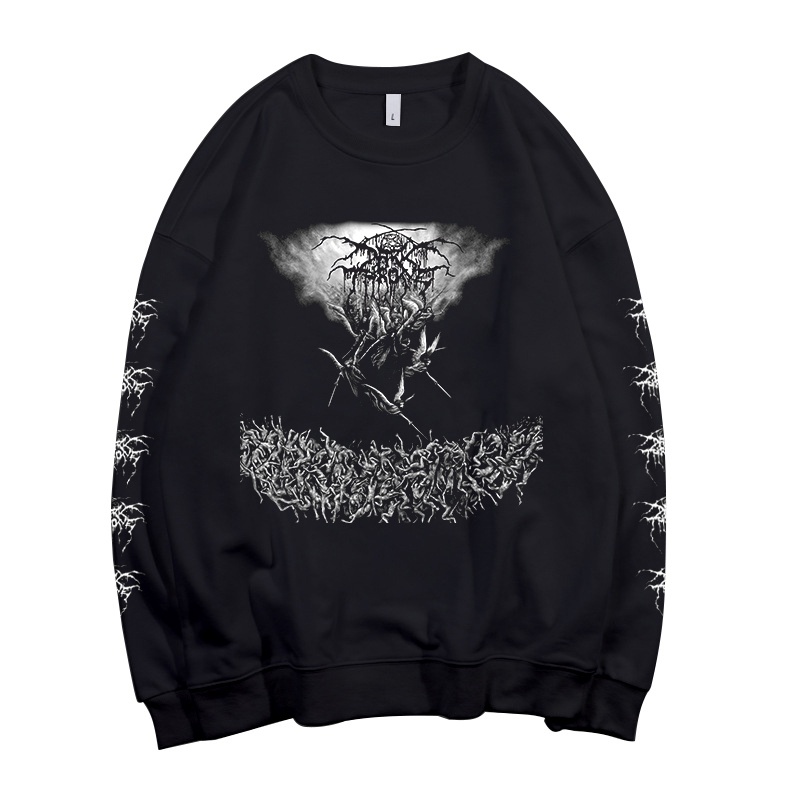 Áo Khoác Nỉ hoodie In Hình Ban Nhạc rock Darkthrone Pollover 6 Thiết Kế Mẫu Tên Lửa Kim Loại Nặng