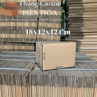 Hộp Giấy Carton Kích Thước 18Cmx12Cmx12Cm - Hộp Sóng C Dày, Cứng