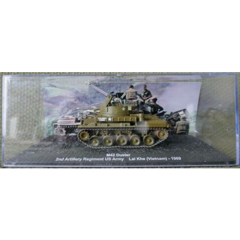 Mô hình xe tăng tỷ lệ 1:72 DeAgostini M-42 Lai Khe của Mỹ, năm 1969 trong CTVN