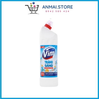 Gel Tẩy Bồn Cầu Vim Trắng Sáng Hương Chanh Sả 880ml