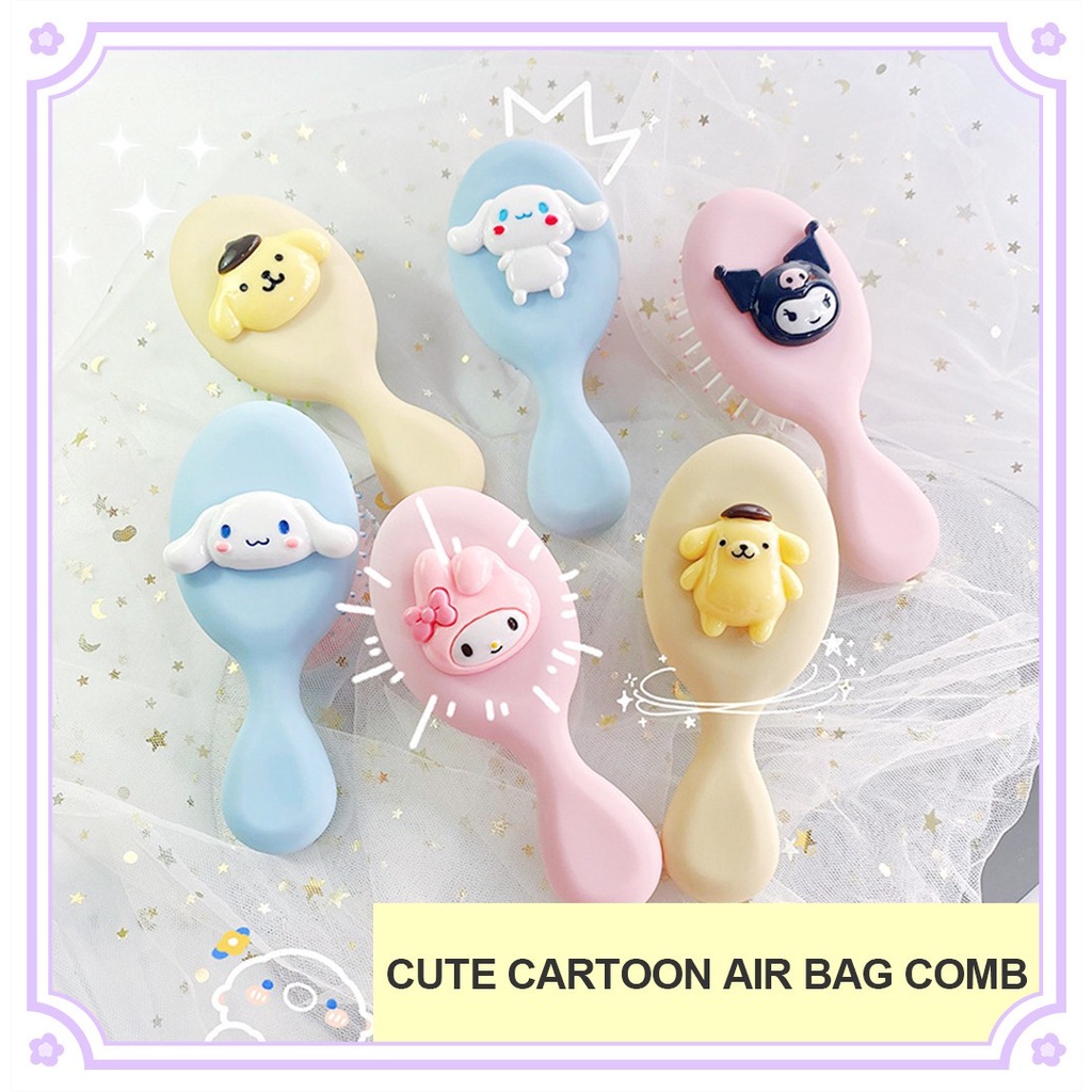 1 Lược Chải Tóc Hình Búp Bê Hoạt Hình Mini Dễ Thương Dành Cho Nữ