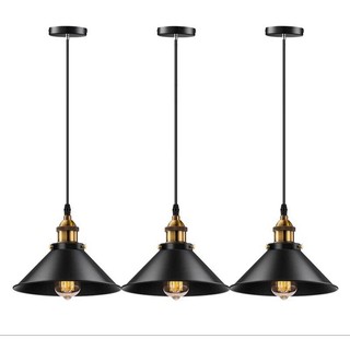 Đèn thả chao sắt - đèn vintage đèn thả cho quán cà phê - không gian mở d260
