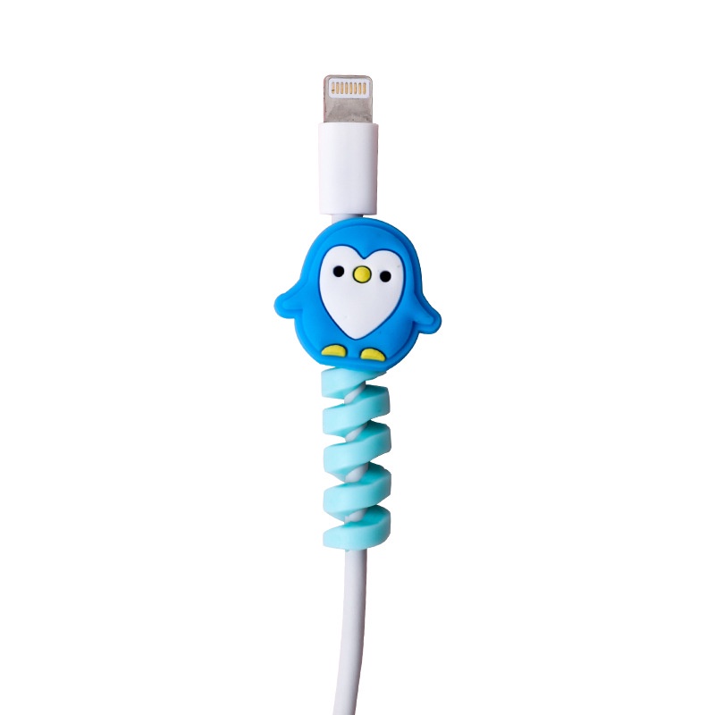 Dây quấn silicone cao cấp bảo vệ tai nghe, cáp sạc hình thú dễ thương, tiện lợi MiniCat DAY576