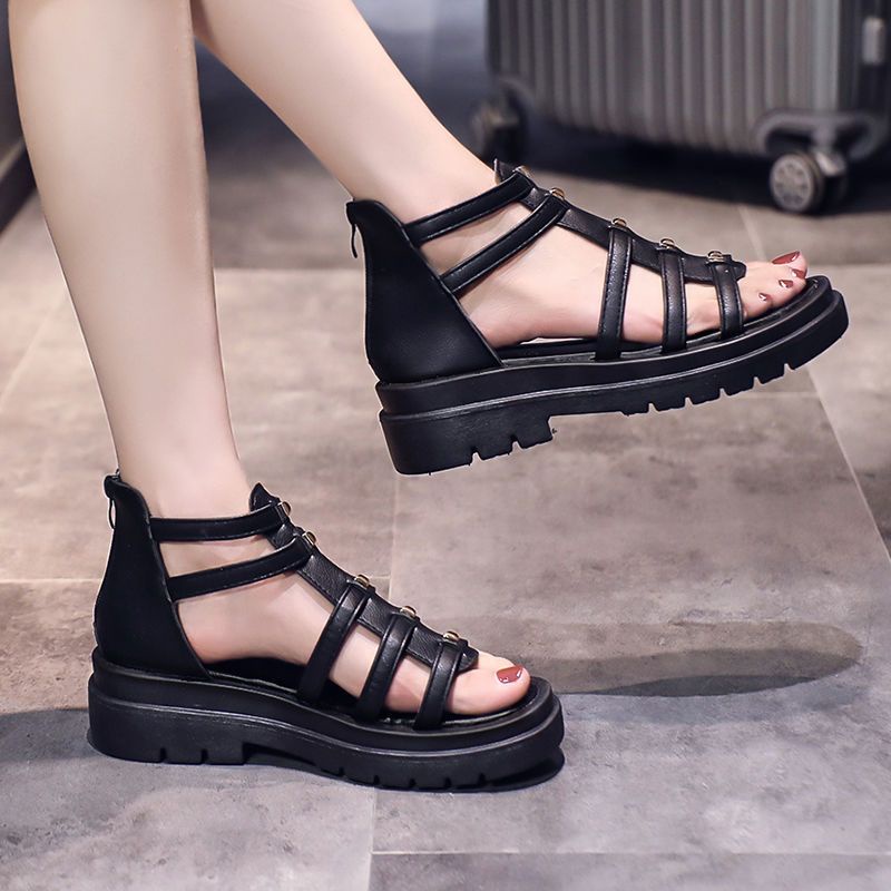 Sandal Đế Xuồng Dày Dặn Phong Cách Thời Trang Hàn Quốc 2023 Cho Nữ