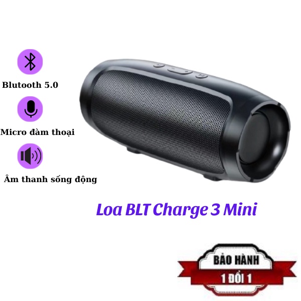 Loa Bluetooth Không Dây Charge 3 Mini Nghe Nhạc Hay, Hỗ Trợ Cắm Usb Thẻ Nhớ Tf Nhỏ Gọn Giá Rẻ