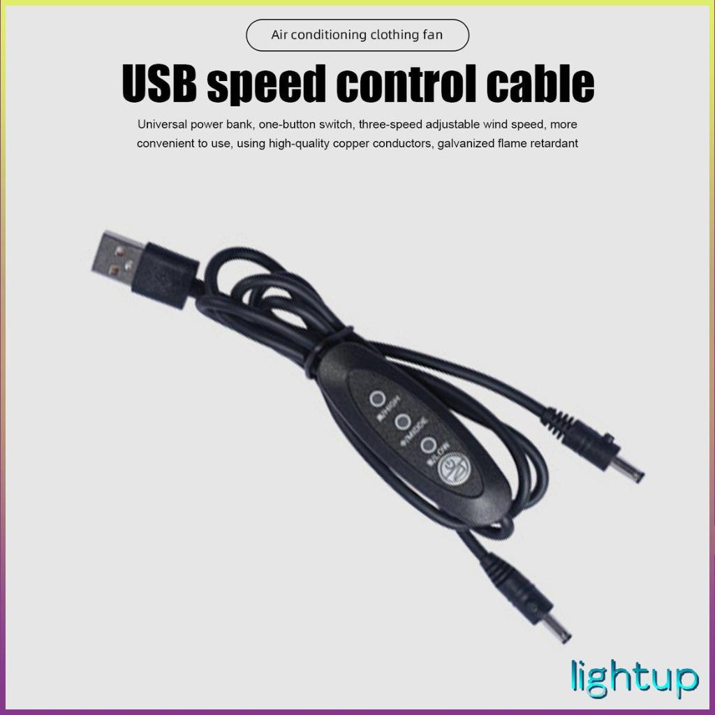 Quạt Điều Hòa Nam Ngoài Trời Áo Khoác Mùa Hè Điện Usb Có Cáp 5V