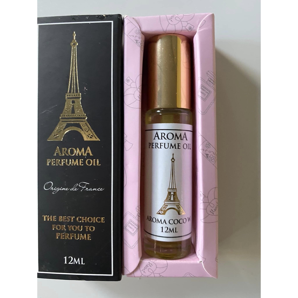 Tinh dầu nước hoa Pháp Aroma, tinh dau  dạng lăn 12ml quyến rũ, sexy