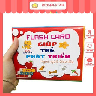 [ Hot ]  Bộ flashcard giúp trẻ phát triển ngôn ngữ và giao tiếp - Thẻ học thông minh