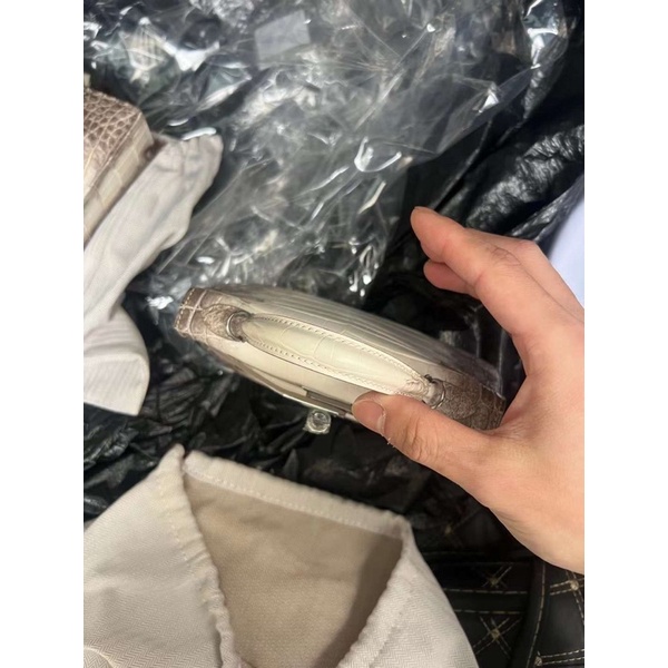 Túi hm kelly bạch tạng