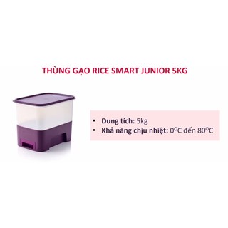Thùng gạo Tupperware Rice Smart Junior 5kg
