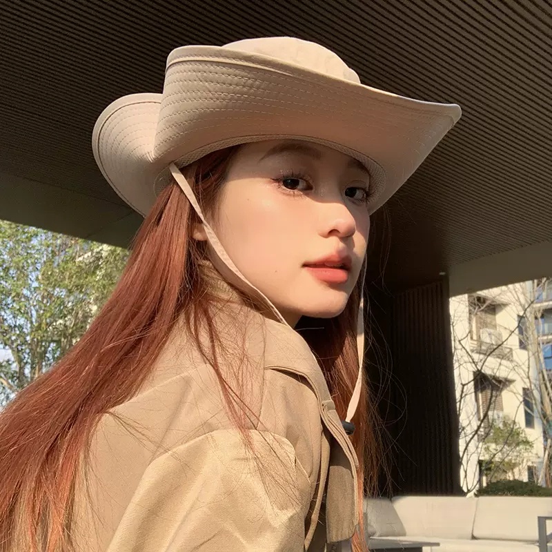 Mũ Tai Bèo Chống Nắng Phong Cách Vintage Thích Hợp Cho Các Hoạt Động Ngoài Trời