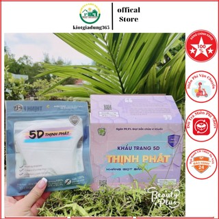 Thùng 100 Chiếc Khẩu Trang 5D Mask Thịnh Phát (set 10 Gói)