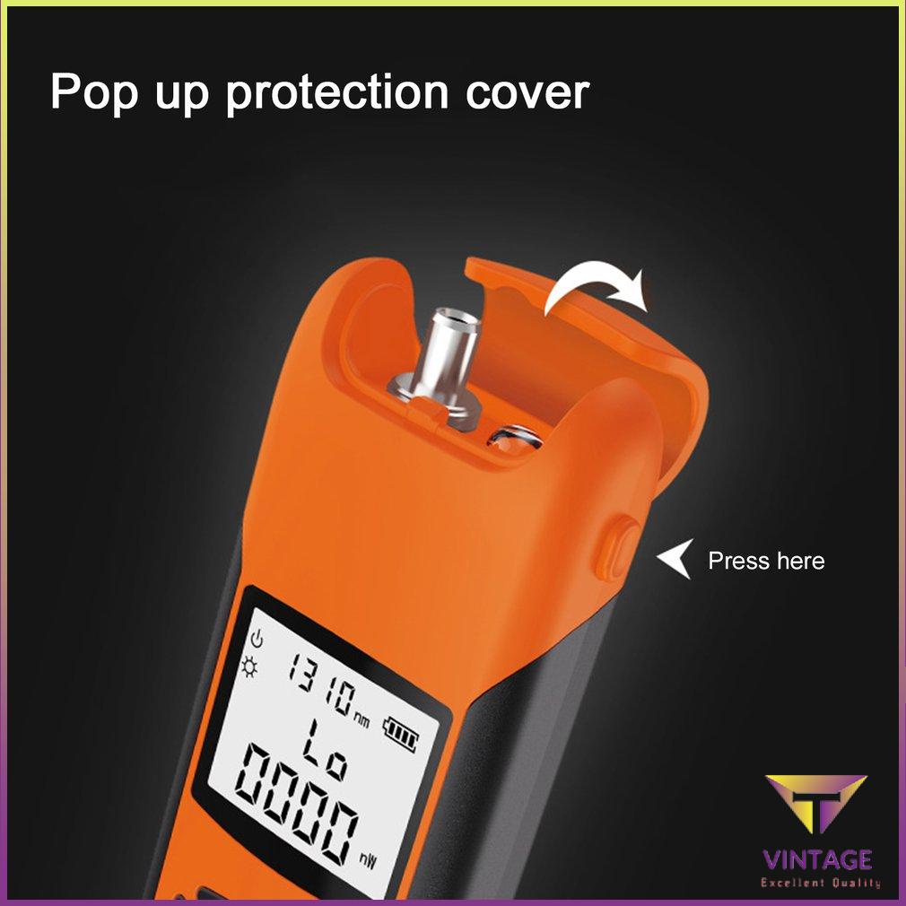 Máy đo công suất quang mini Fc/Sc/St sợi USB có đèn pin