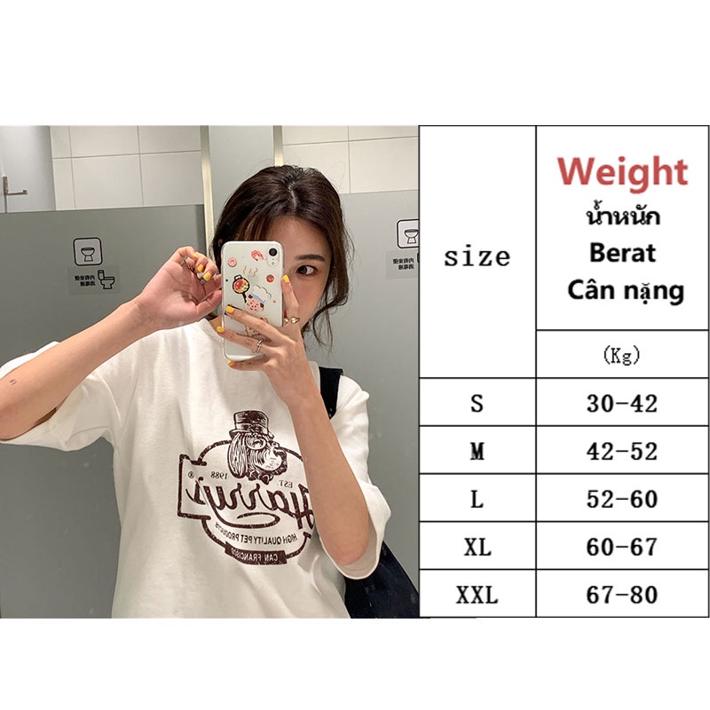 Áo thun XINLANYASHE tay ngắn dáng rộng thời trang Hàn Quốc 2023 cho nữ