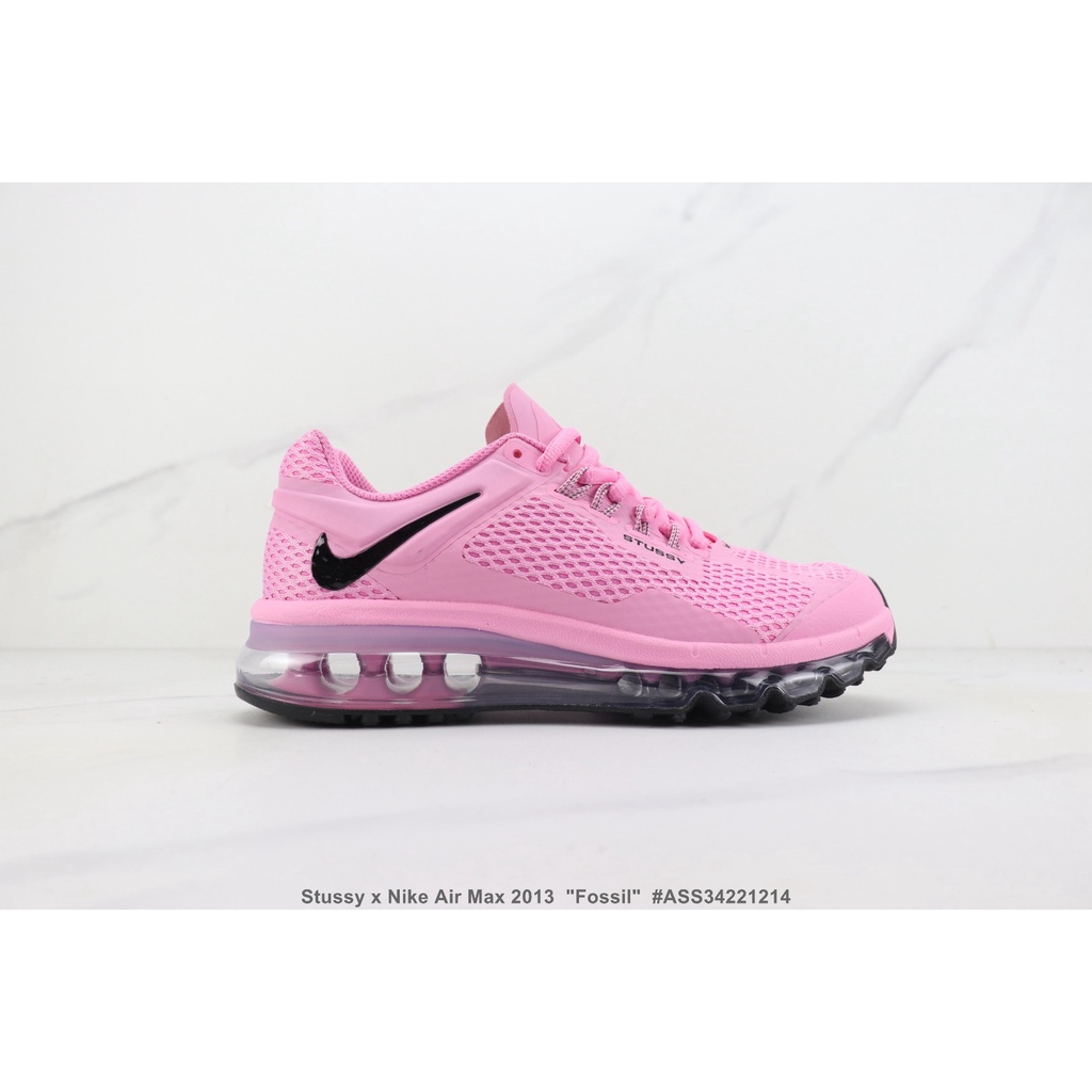 Giày Thể Thao Stussy x NK Air Max 2013 Fossil 36-40 Với Đệm Hơi Êm Ái Thoải Mái