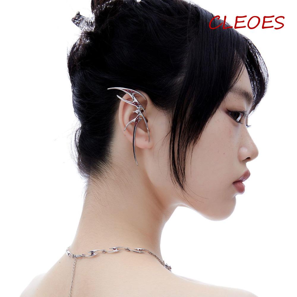 Bông Tai Dạng Kẹp Hình Học Cá Tính Độc Đáo Cho Nữ