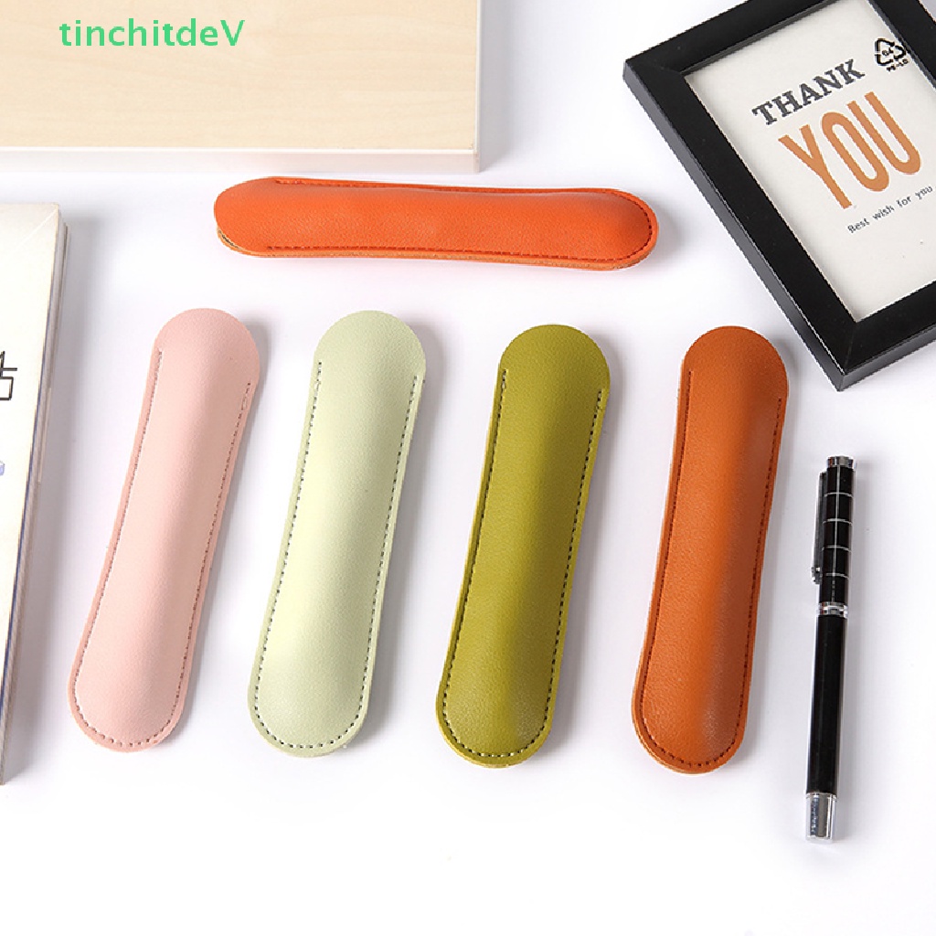[TinchitdeV] Túi Da PU Đựng Bút Ký Hiệu Nhỏ Dễ Thương [Mới]