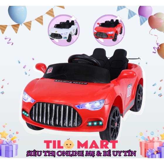 Xe ô tô điện trẻ em, xe oto điện cho bé TILO KIDS TLK-5566 có điều khiển từ xa, kết nối bluetooth