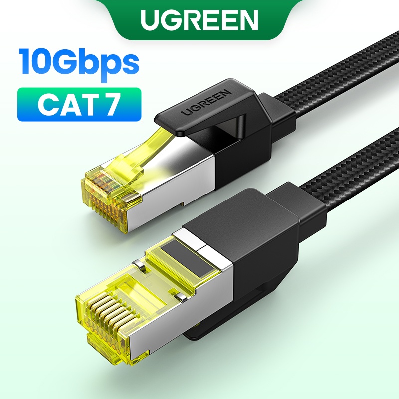 Dây cáp mạng Lan UGREEN CAT7 10Gbps 600MHz CAT 7 thích hợp cho Laptop PS 4 RJ45