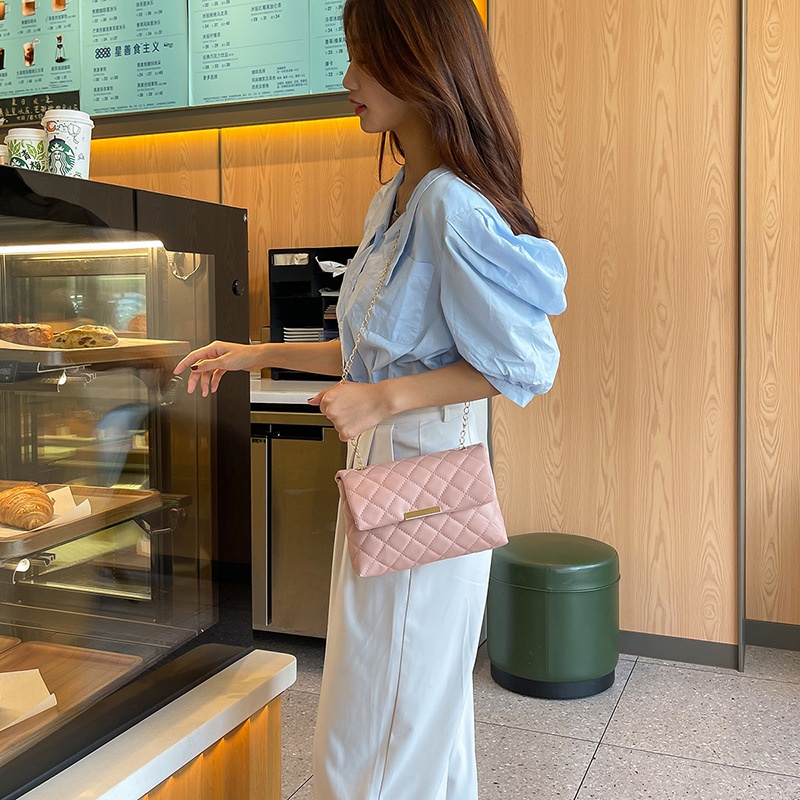 Túi Đựng Điện Thoại Dáng Vuông Nhỏ Thêu Họa Tiết Đính Đá Đơn Giản Thời Trang Cho Nữ