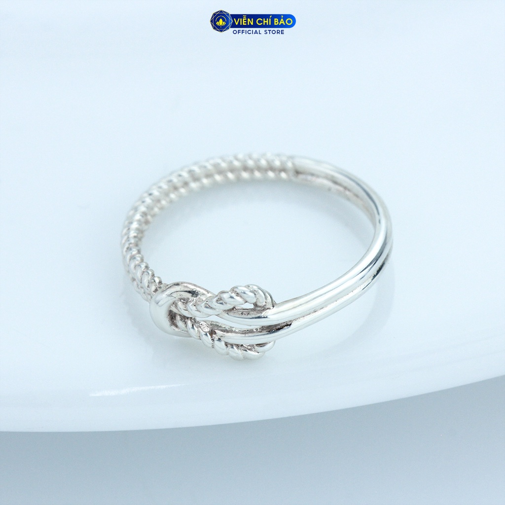 Nhẫn bạc nữ Nút thắt chất liệu bạc 925 thời trang phụ kiện trang sức Viễn Chí Bảo N400472