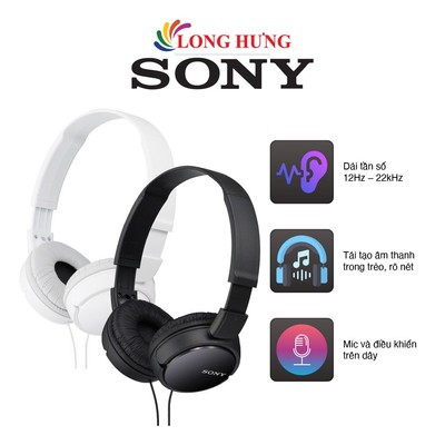 Tai nghe chụp tai có dây Sony MDR-ZX110AP - Hàng chính hãng