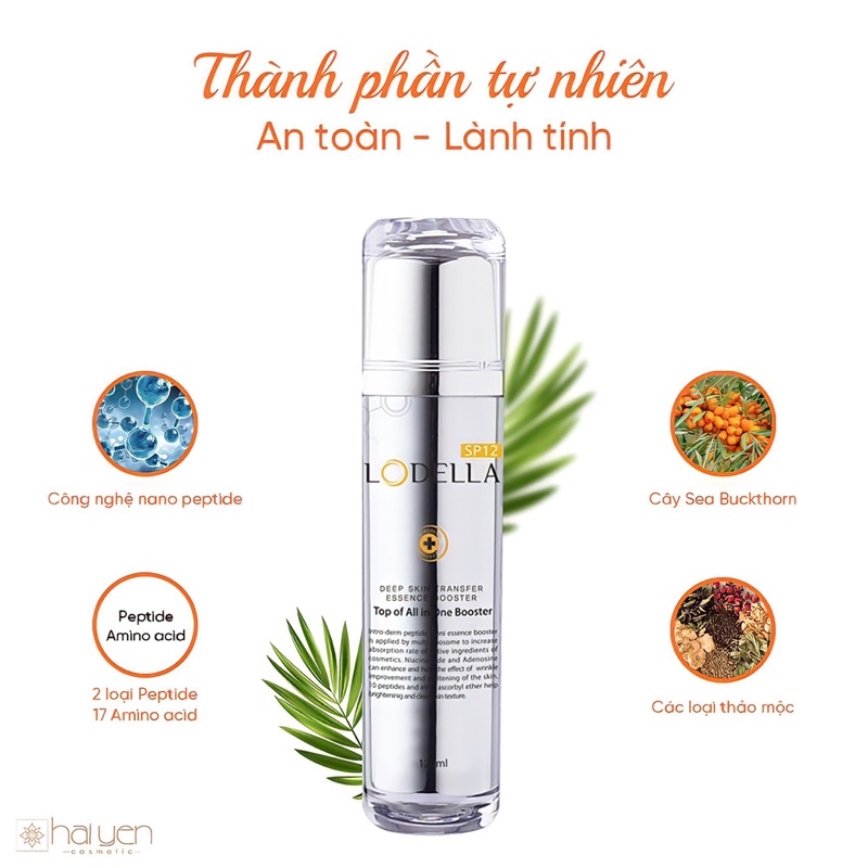 Xịt dưỡng da 6in1 Lodella SP12 Peptide Omni Essence Booster 120ml