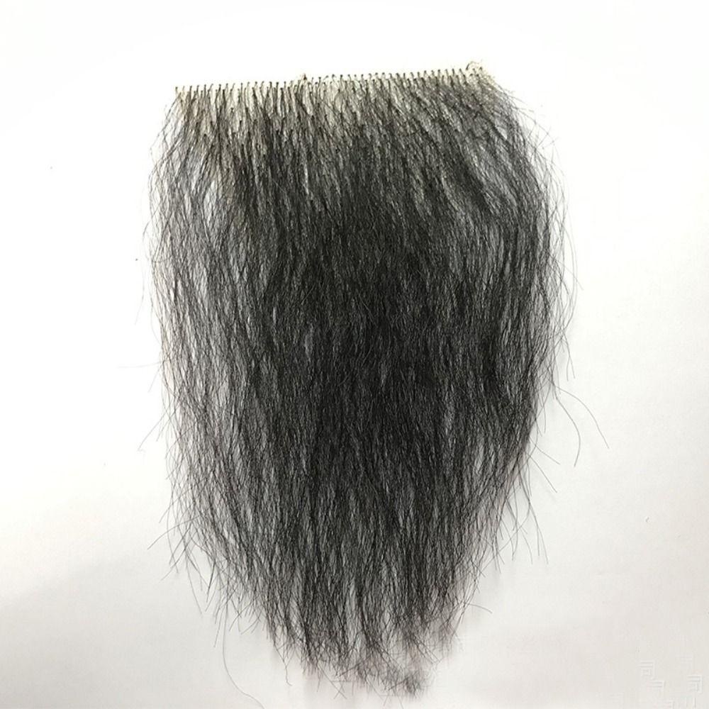 Miếng Dán Giả Tóc Xoăn Tự Nhiên Màu Nâu Cho Nữ