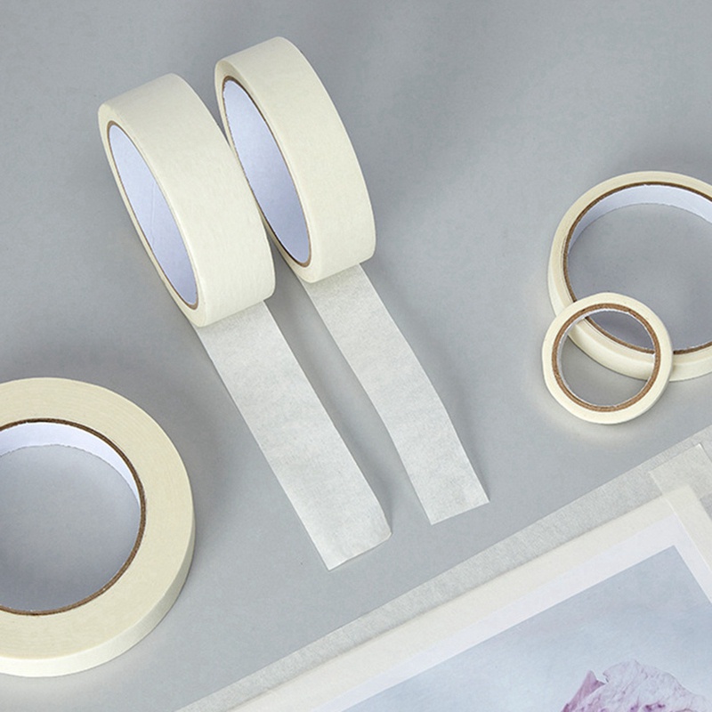 Set 10 Cuộn Băng Keo Giấy Dán Đa Năng Kích Thước 1 Inch x 21 Yards x 10