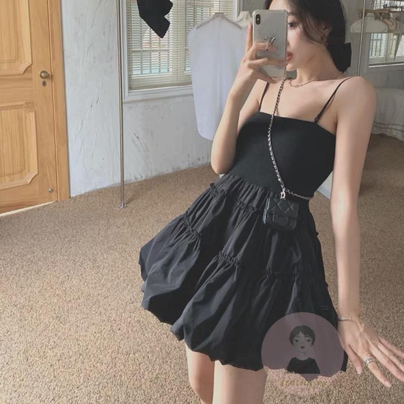 Đầm Hai Dây Hở Lưng Màu Sắc Thời Trang Cho Nữ