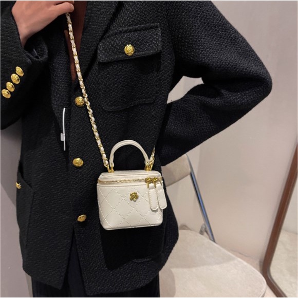 Túi Đeo Chéo Mini Phong Cách Ulzzang Hàn Quốc TÚi  Hộp Vuông Cá Tinh Năng  Động Vintage CHụp Hình Dễ Thương Tiện Lợi