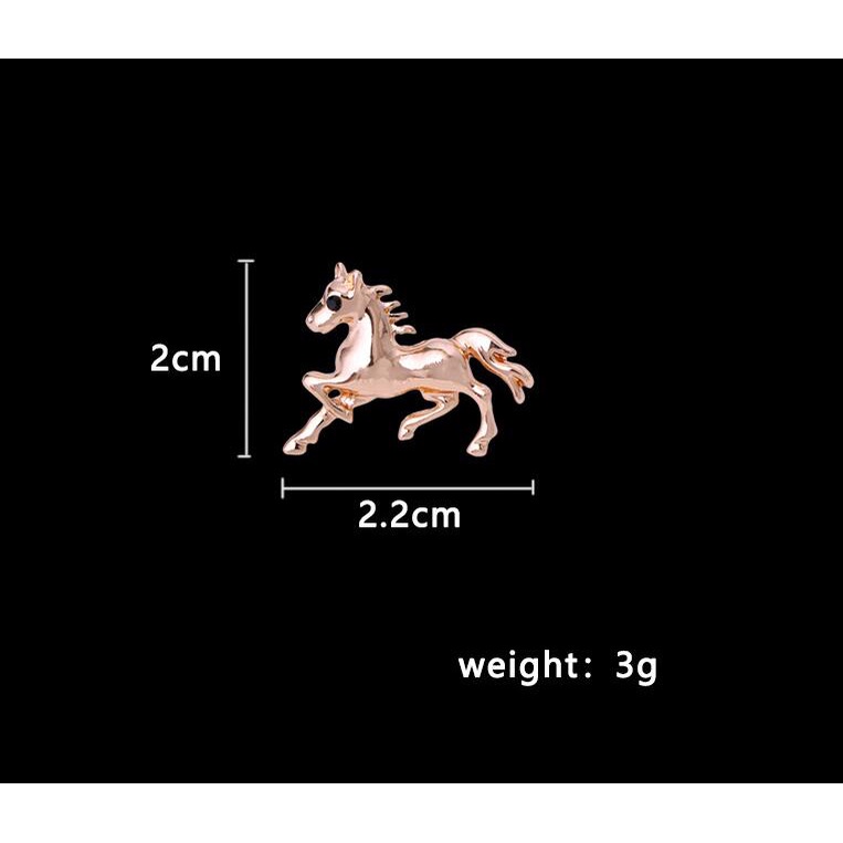 Ghim Cài Áo Hình Ngựa Con Xinh Xắn Dành Cho Nam Và Nữ