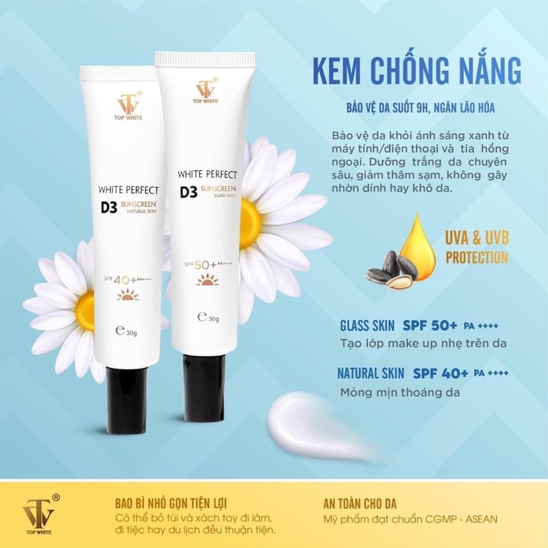 Kem chống nắng D3 50+