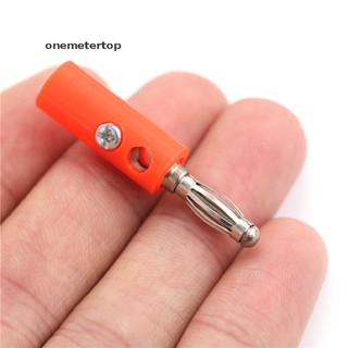 Set 5 Đầu Cắm Bắp Chuối 4mm Màu Đỏ Đen Đỏ