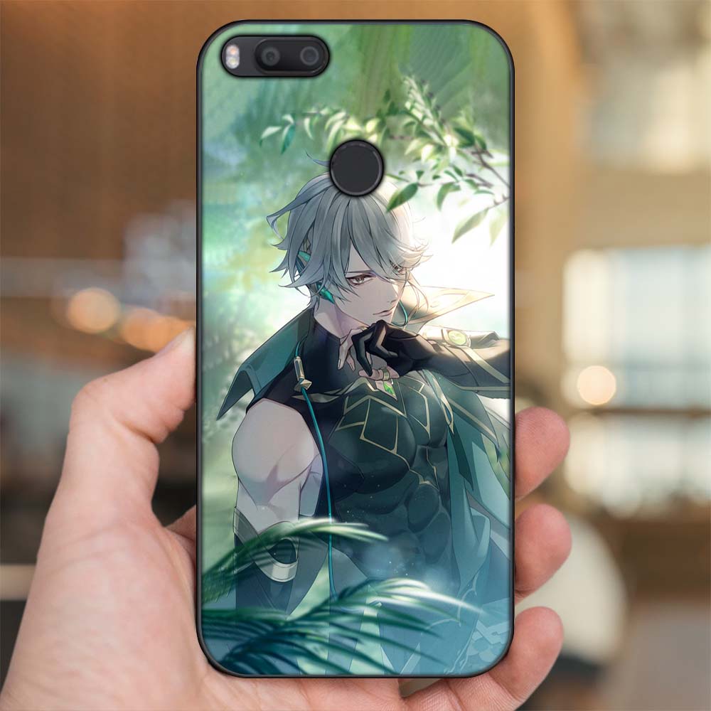 Ốp lưng Xiaomi Mi A1, Mi 5X viền đen in hình Alhaitham Genshin Impact