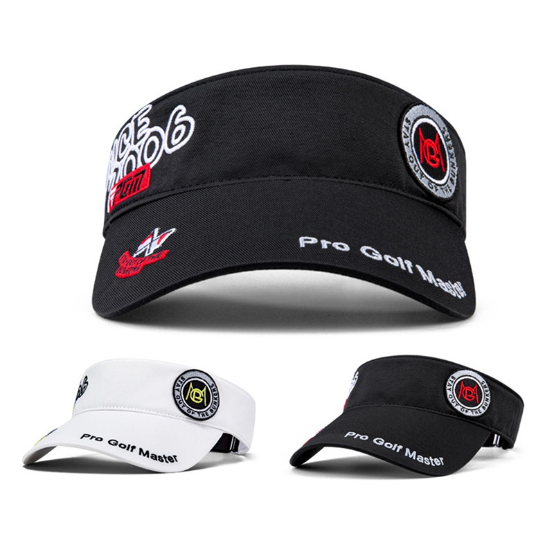 1 Mũ Tennis Chống Nắng Thoáng Khí Nhanh Khô Thêu Họa Tiết MZ044 Màu Đen