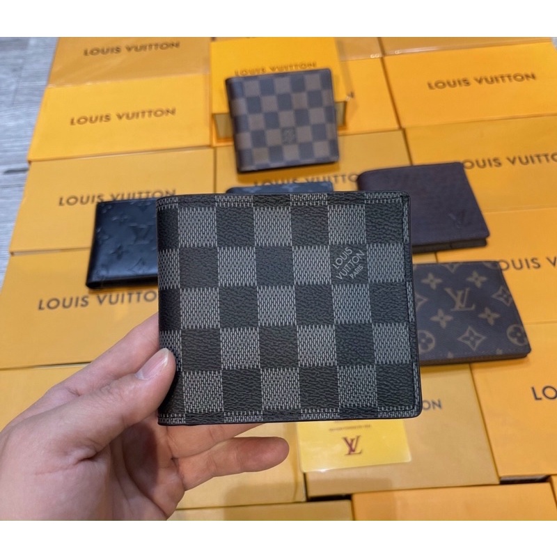 Ví gập nam Lv, gucci có sẵn