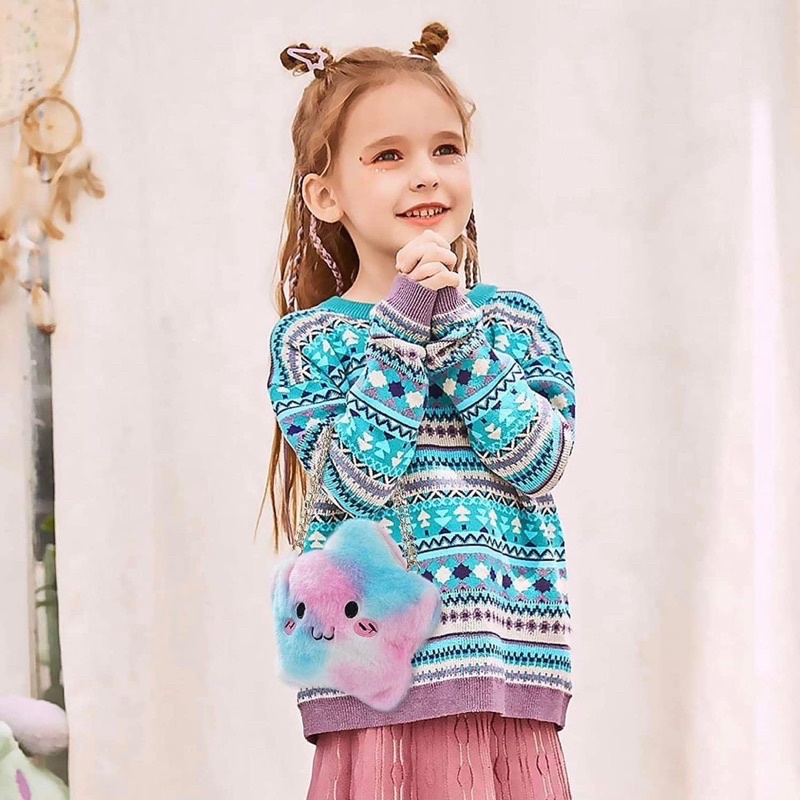 Bộ trang điểm và nail cho bé kèm túi xách