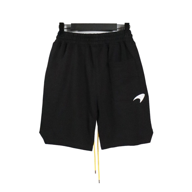 Quần Short Thể Thao RHUDE x Mclaren co-titled Dáng Rộng Thêu Họa Tiết Đường Phố Thời Trang Mùa Hè
