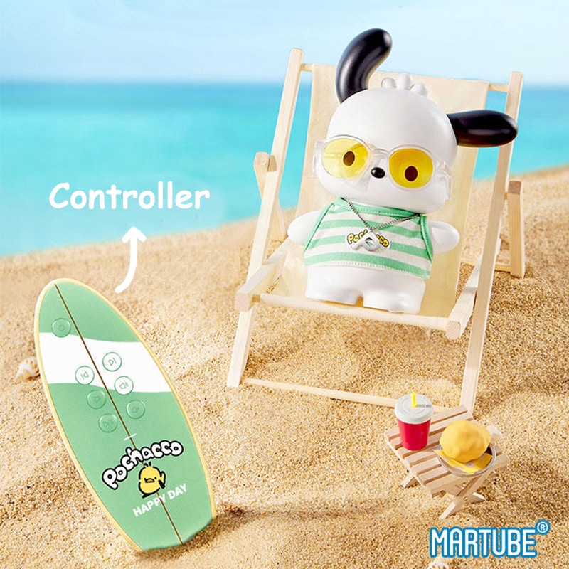 SANRIO  Loa Thông Minh Kết Nối Bluetooth 5.3 PQG001 Pochacco Kèm Remote Điều Khiển