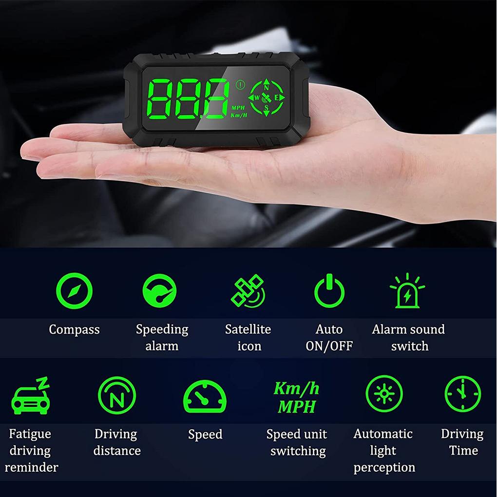 Đồng Hồ Đo Tốc Độ HUD Speedometer G7 Màn Hình Kỹ Thuật Số Cho Xe Hơi