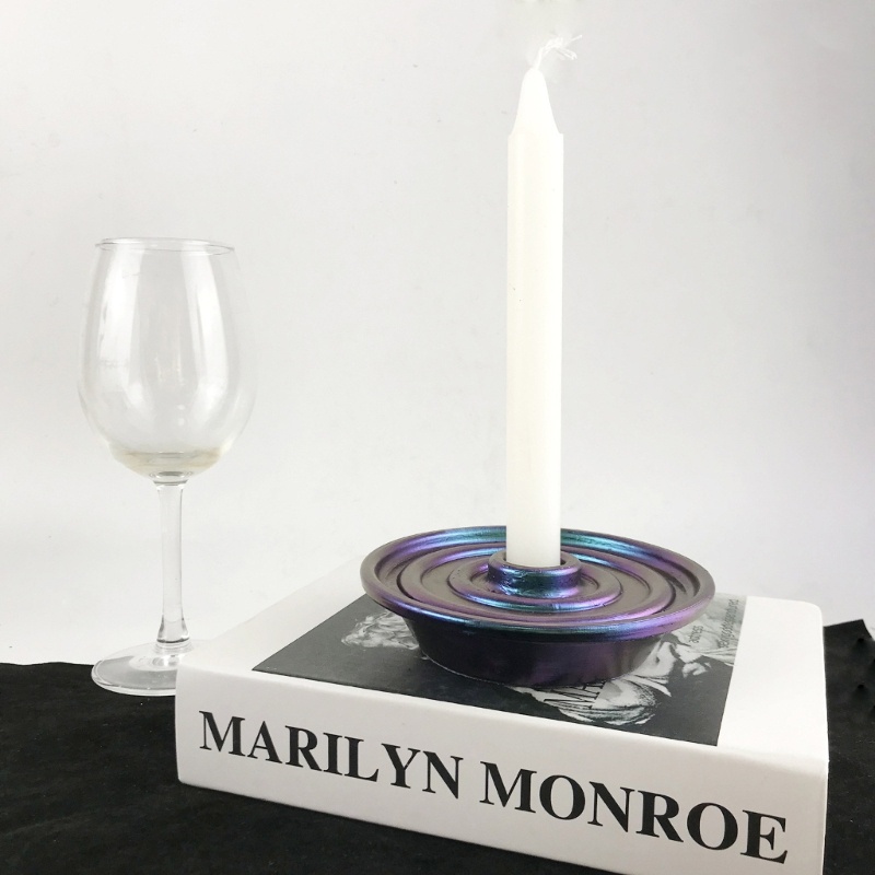 Khuôn Làm Nến Hình Tròn DIY Trang Trí Nhà Ở