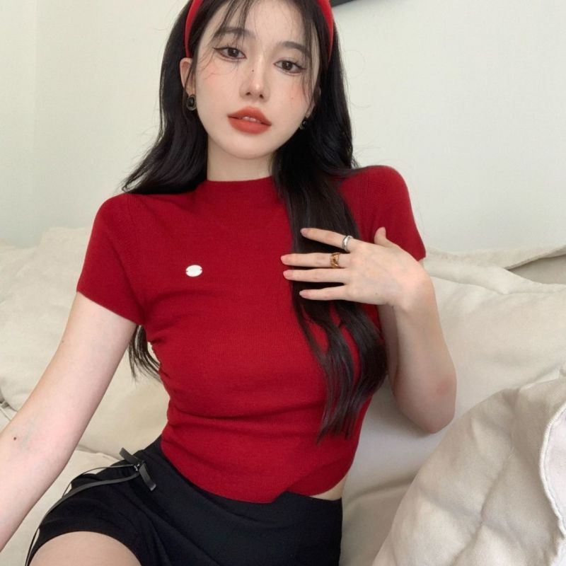 Áo Thun COZOK Tay Ngắn Dáng Ôm Kiểu Vintage Thời Trang