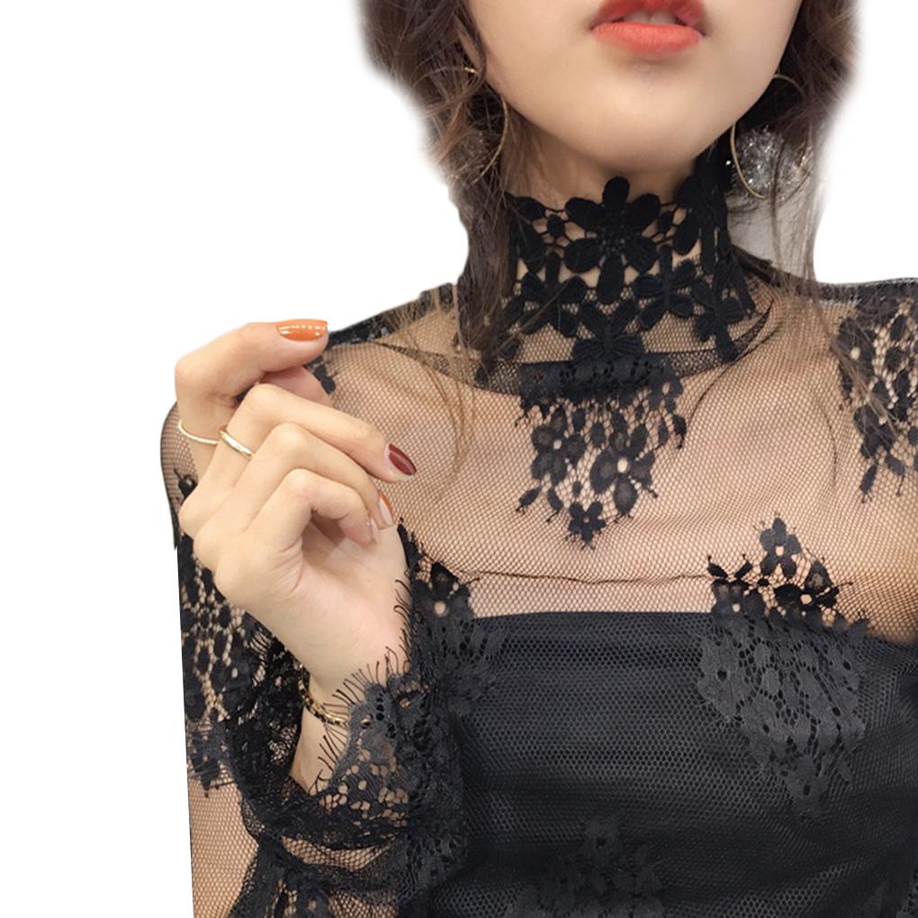 Áo DàI Tay PhốI Ren Hoa Xuyên ThấU GợI CảM Cho Nữ