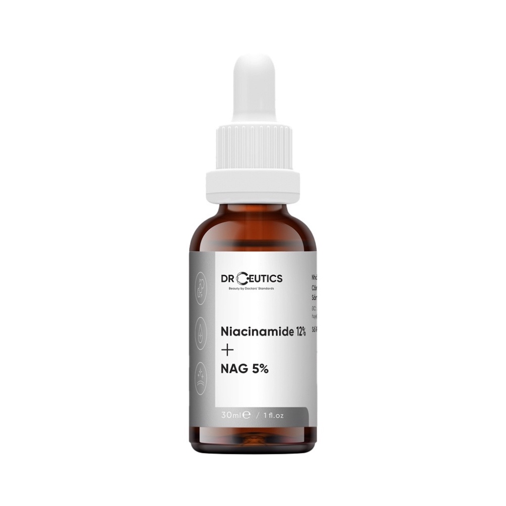 Serum Giảm Thâm DrCeutics Niacinamide 12% + NAG 5%  Giảm Thâm Sáng Da Kiềm Dầu 30ml - 100ml