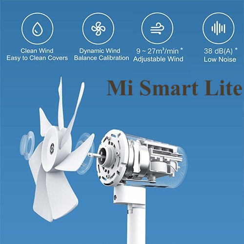 QUỐC TẾ Quạt Đứng Thông Minh Xiaomi DC inverter Gen 2 Xiaomi Smart Fan 2 Lite