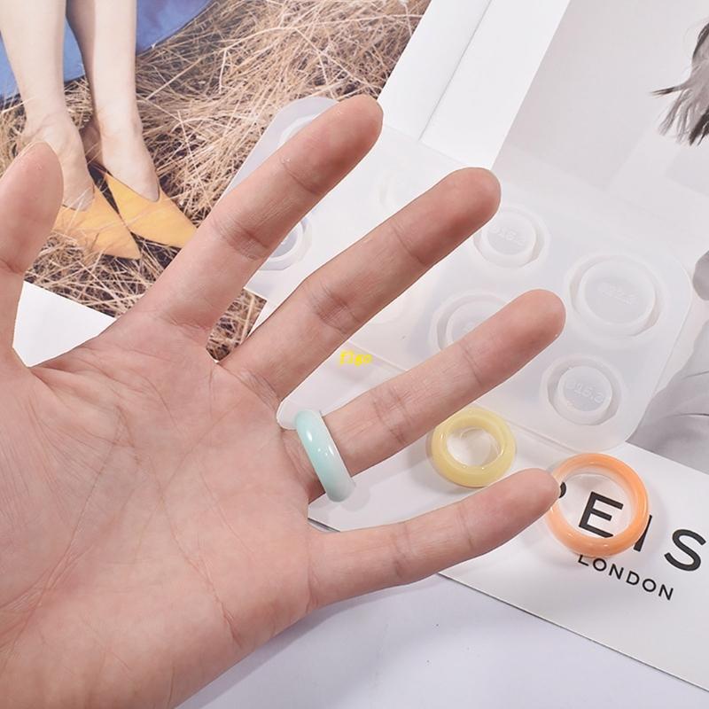 Khuôn Silicone Làm Trang Sức 8 Ngăn DIY