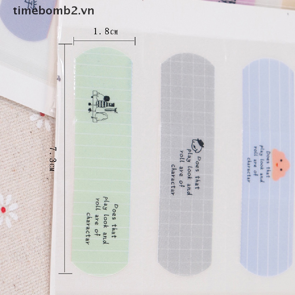 Bộ 5 Băng Cá Nhân Chống Thấm Nước Họa Tiết Hoạt Hình Cho Bé