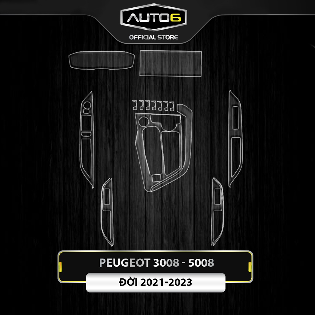 PEUGEOT 3008-5008: Phim PPF dán màn công tơ mét -  AUTO6 &lt;Made in Việt Nam&gt; chống xước, che phủ các vết xước cũ....