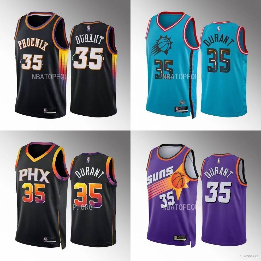 Áo Bóng Rổ NP2 2023 NBA Phoenix Suns Durant Số 35 Plus Size PN2